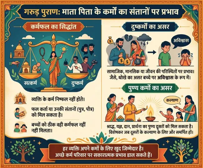 बच्चों पर माता-पिता के कर्मों का असर